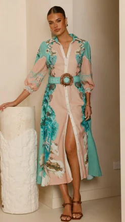 Macy Midi Dress - Willow Print