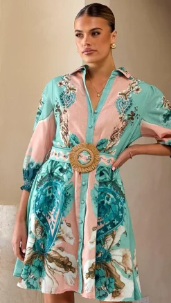 Macy Mini Dress - Willow Print