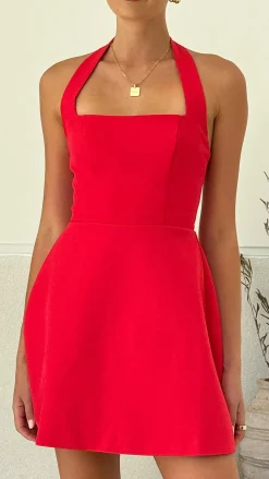 Mady Mini Dress - Red