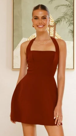 Mady Mini Dress - Wine