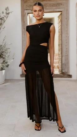 Maella Maxi Dress - Black