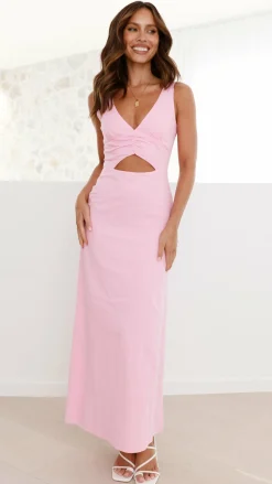 Mahalia Maxi Dress - Baby Pink
