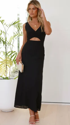 Mahalia Maxi Dress - Black