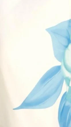 Maisy Shoulder Tie Midi Dress - Blue Teal