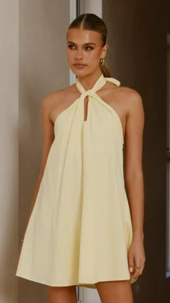 Maja Mini Dress - Yellow