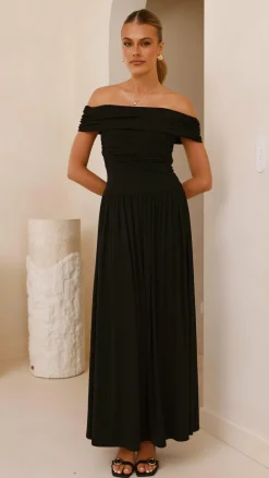 Manalla Maxi Dress - Black