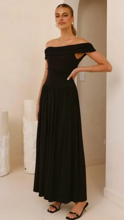 Manalla Maxi Dress - Black