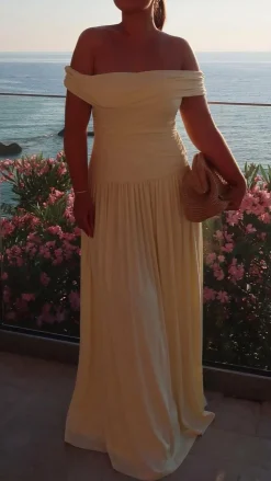 Manalla Maxi Dress - Lemon