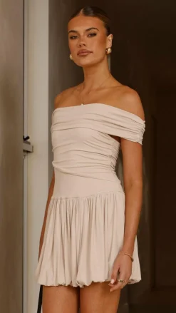 Manalla Mini Dress - Stone