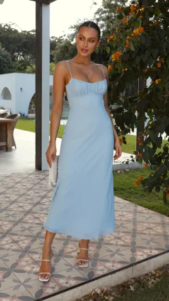 Margie Midi Dress - Blue