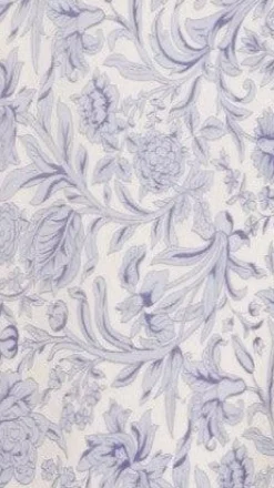 Margie Midi Dress - Blue Flower