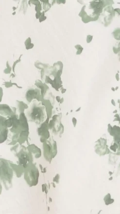 Margie Mini Dress - Green Floral
