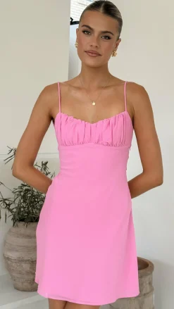 Margie Mini Dress - Pink