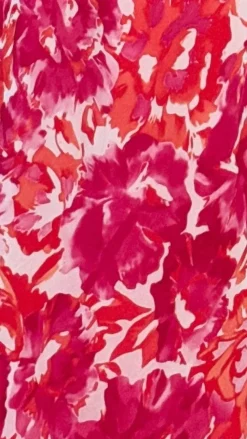Margo Midi Dress - Pink/Red Floral