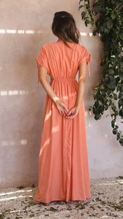 Marilyn Maxi Dress - Tangerine