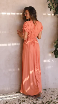 Marilyn Maxi Dress - Tangerine