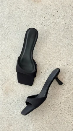 Meadow Heel - Black Grosgrain