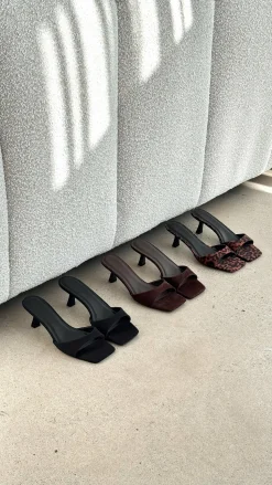 Meadow Heel - Black Grosgrain