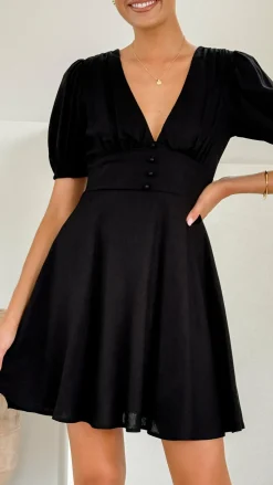 Melea Mini Dress - Black