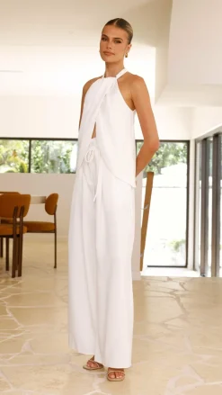 Melinda Halter Top - White