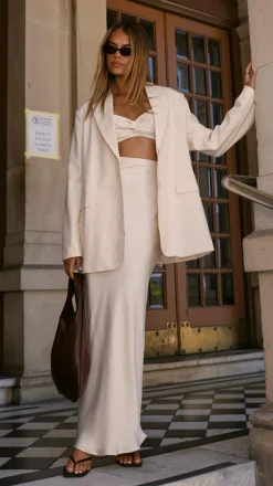 Mila Maxi Skirt - Ivory