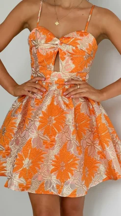 Mimi Mini Dress - Orange