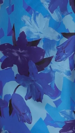 Miya Mini Dress - Blue Floral