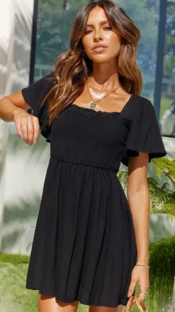 Molly Mini Dress - Black