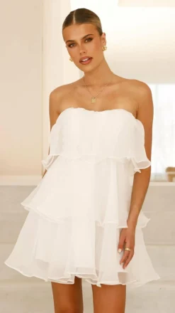 Monet Mini Dress - White