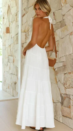 Moniqua Maxi Dress - White