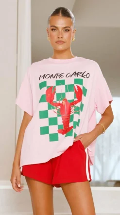 Monte Carlo Shirt and Shorts Set - Lobster