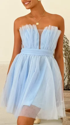 Mylee Mini Dress - Blue