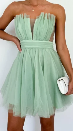 Mylee Mini Dress - Sage