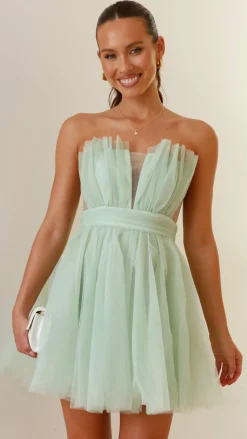 Mylee Mini Dress - Sage