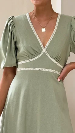 Nakisha Maxi Dress - Sage
