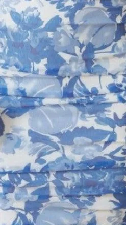 Natalia Midi Dress - Blue Floral
