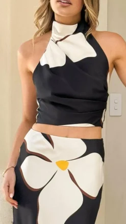 Nicole Top - Fiore Bianco