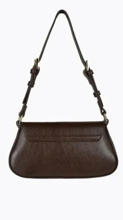 Nikki Shoulder Bag - Choc Crinkle