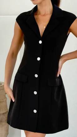 Noa Mini Dress - Black