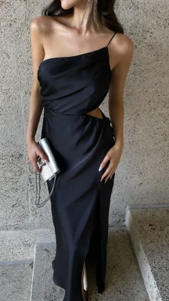 Nyla Maxi Dress - Black