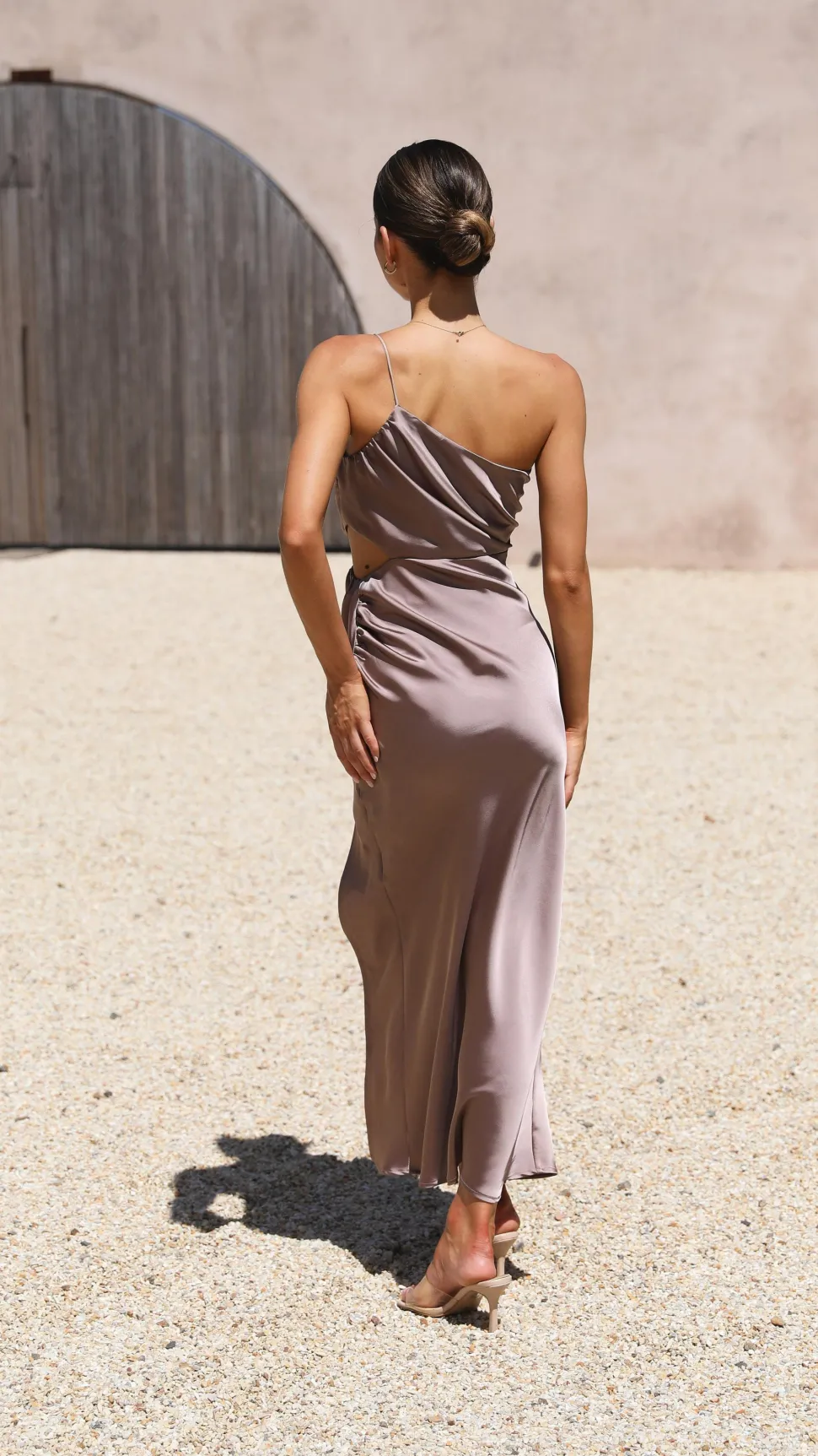 Nyla Maxi Dress - Mushroom