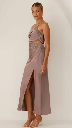 Nyla Maxi Dress - Mushroom