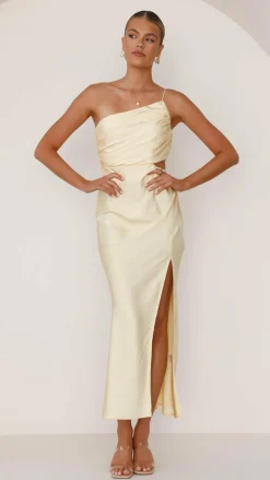 Nyla Maxi Dress - Yellow