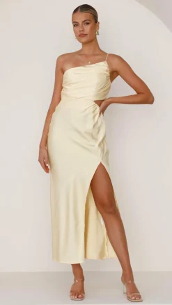 Nyla Maxi Dress - Yellow
