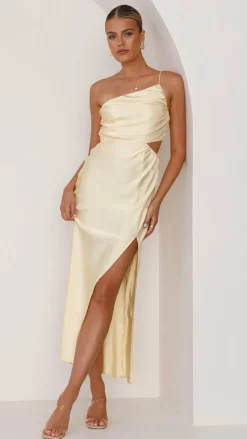 Nyla Maxi Dress - Yellow