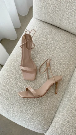 Octans Heels - Latte Patent