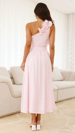 Okalani Midi Dress - Pink