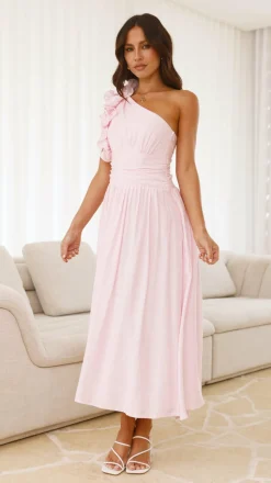 Okalani Midi Dress - Pink