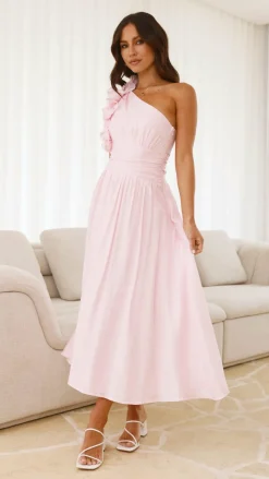 Okalani Midi Dress - Pink