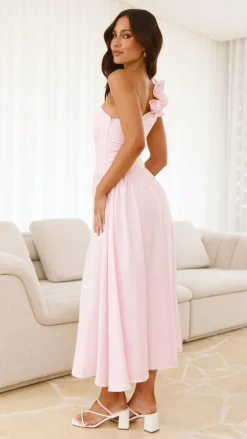 Okalani Midi Dress - Pink